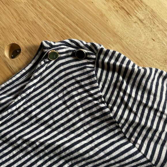 Vineyard Vines Top Nautical Striped Soft Pima Cotton Modal Blend Long Sleeve XL - Picture 6 of 8